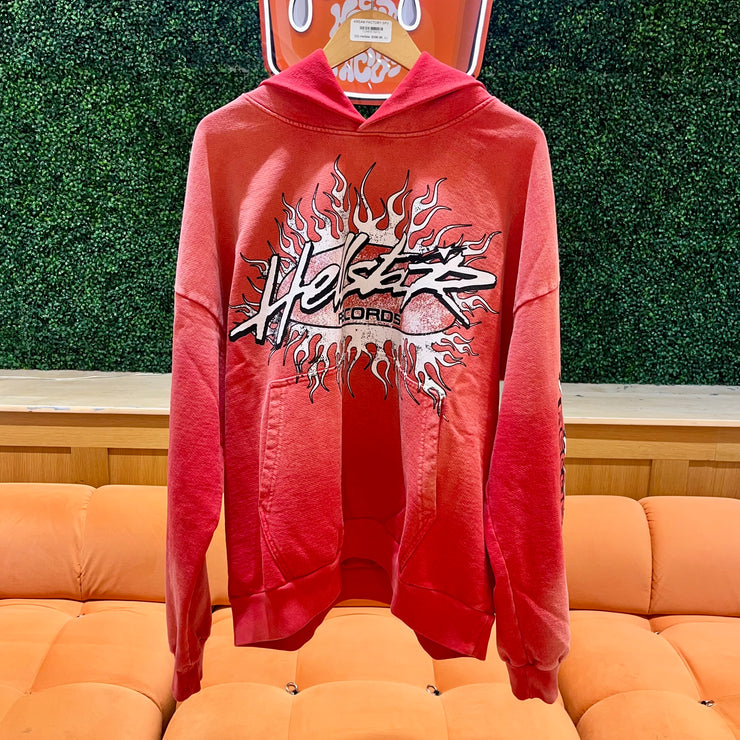 Hellstar Records Classic Og Red Hoodie (very rare)