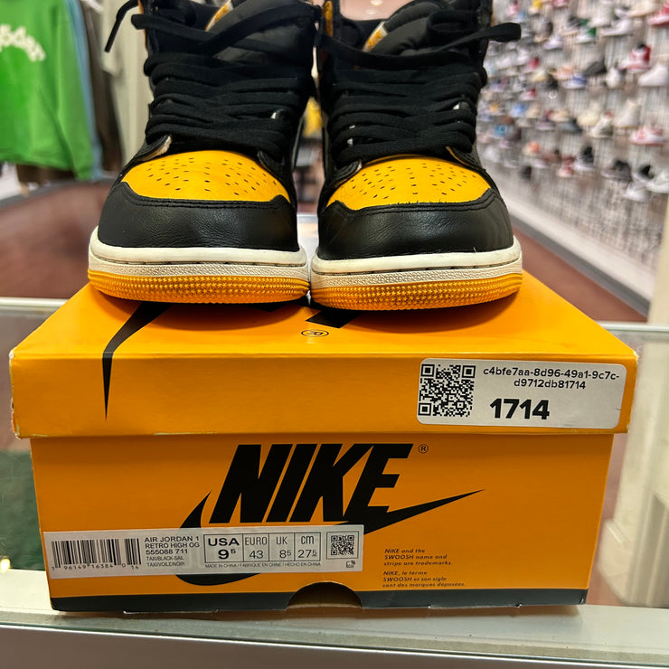 AIR JORDAN 1 HIGH TAXI 9.5